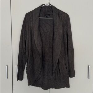 Barefoot Dreams Charcoal Gray Bamboo Sweater